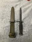 Vintage U s  M7 Bayonet With Original M8a1 Pwh Scabbard Vietnam Era
