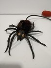 Vintage Halloween Furry Rubber Jumping Air Pump Spider Toy Working 