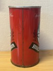 Buckhorn Special Lager Beer - Red Can - Pull Tab Beer Can Top Opened Empty