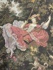 Vintage French Tapestry Medeival Pictorial Romantic Home Decor Tapestry 3x5 Ft