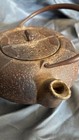 Antique Tetsubin Cast Iron Japanese Teapot W lid