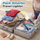 Vacuum Seal Bags For Clothing Travel With Rechargeable Electric Pump  Space
