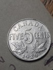 1926 Canada 5 Cents Nickel Near 6  2