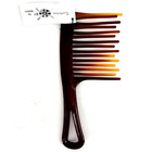 Mebco Wide-tooth Tortoise Shell Hair Comb Shower Detangler Large Handle Nwt