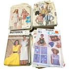 Vintage Sewing Patterns 70s 80s Womens Girls Mens Crafting Ephemera Lot Of 49