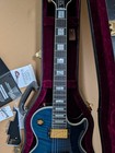 Gibson Custom Shop 68 Custom Les Paul 2010 Reissue  Flame Blue Transparent Gloss
