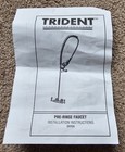 Trident Pre Rinse Faucet Commercial Kitchen Sink Sprayer Restaurant Industrial