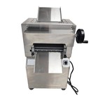 Used-110v Commercial Electric Dough Roller Sheet Maker 1 5mm Round Cutter 35kg h