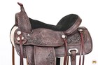 Hilason Western Horse Saddle American Leather Treeless Trail Pleasure   Barrel