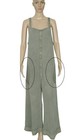 Free People Fp One Callie One-piece Wide-legs Open Back Thermal Jumpsuit New Xl