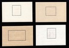 Japan Scott 521c  509a  517a  And 519a  4 Single Stamp Sheets  Mnh  Og  Scv  531