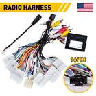 New For Toyota Car Stereo Radio Power Harness Cable Wire Adapter Support Jbl Amp