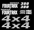 Set Of  10  1991 Honda Fourtrax Decals Gas Tank Fenders 300 Atc Hrc 