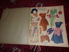 Original  dream Girl  Merrill Vintage Paper Dolls  1947  Uncut Book