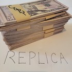 Best Replica Aged  50 Bills   25  replica  Novelty Purposes Only