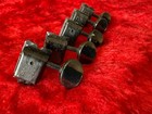 Vintage Original Kluson Double Line Split Shaft Tuners  6 In Line Rare Black