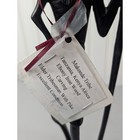 Vtg Hand Carved Ebony Wood African Tribal Elder Tribesman W  Pike Sculpture 12 