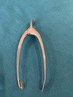 Sterling Silver Wishbone Tongs