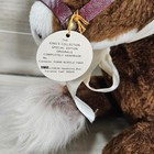 Vintage Kamar Horse Plush Clydesdale 12  Sitting Horse Stuffed Animal Toy W tag