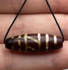 Very Old Ancient Sassanian Etched Carnelian Bead With Rare Patina