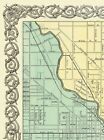 Historic City Map - Chicago Illinois - Colton 1855 - 23 X 31 - Vintage Wall Art
