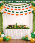 St Patricks Day 10 Packs  10 Metres Rep Of Ireland Roi  Fabric 28 Flags Bunting