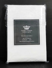 Pair Of French Presse White King Shams Pillowcases 100  Cotton Percale New