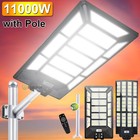 Solar Street Lights 11000w Dusk To Dawn Motion Sensor High Powered Solar Lamps