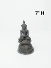 19th Century Bronze Burmese Seated Buddha