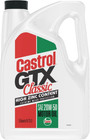 Castrol Gtx Classic 20w-50 Motor Oil 5 Qt High Zinc For Racing   Hot Rods