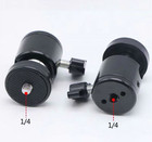 Universal 1 4 Swivel Mini Ball Head Screw Tripod Mount Adapter For Go Pro Dslr C