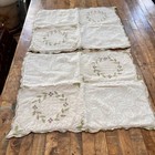 2 Vintage Embroidered Cutwork   Lace Pillowcases Hk Enterprises 18     23 