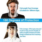 15 Glasses Plus 8 Frames Face Shield Guard Mask Safety Protection Reusable 