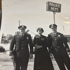 Vintage Police Department Photo 8  X 10  B w
