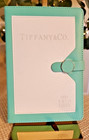 Tiffany   Co  Notebook   Pen Set Lined Magnet Closure   Front Pocket New Gwp