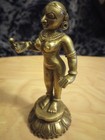 Antique Indian Bronze Radha Deity Figurine