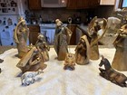 Rare Antique Nativity Scene Set