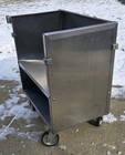 Lakeside Mfg  Inc    Stainless Steel Dish Cart 405   1950 s   Great Condition
