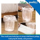 3 Gallon Clear Trash Can Liners small Clear Garbage Bags 300 extra Strong 2 6 3