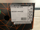 New Crispi Attiva Mid Gtx Brown Orange Men   s Boots Size 10 5 Lw2320 4207