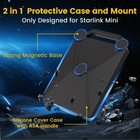 Stargear Starlink Mini Magnetic Mount With Protective Case  Magnets  Black 