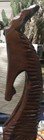 Vintage Antique Wooden Balkan Gusle Fiddle Deep Carved Horse Head And Flowers 