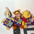Lot Of 6 Disney Winnie The Pooh Gund Plush With Tags Rabbit Tigger Piglet Roo