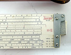 Vintage Keuffel   Esser Deci-lon 68 1100 Slide Rule W leather Case Fast Shipping