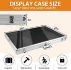 Locking Aluminum Display Case Showcase 34  X 22  Trade Show F Card Coin Jewelry