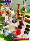 Duqguho 15 Pcs Natural Crystals Bulk Tumbled Stones Polished Irregular Quartz Cr