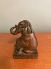 Worcester Ivory Salt Vintage Elephant Still Bank