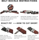 Ratchet Belts For Men Leather  Male Belts With Automatic Buckle  Ostrich Grai   