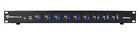 Rockville Rdf9u 1u 15a Rack Mount Dj Pro Audio Power Supply Strip W usb Charging