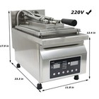 Used Electric Stainless Steel Automatic Single Cylinder Dumpling Frying Machine